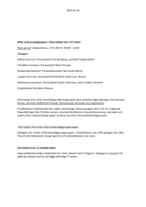 Mötesanteckningar 2014-03-17 projektgruppen
