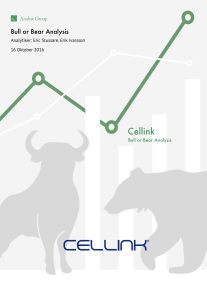 Cellink - Analyst Group