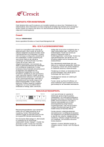 BASFAKTA FÖR INVESTERARE