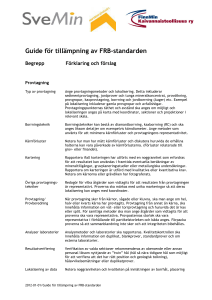 Guide för tillämpning av FRB-standarden