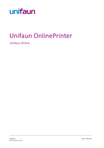 unifaun onlineprinter