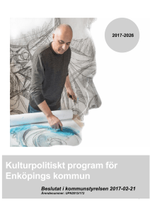 Kulturpolitiskt program för Enköpings kommun