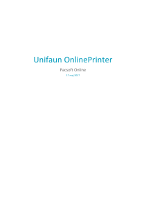 Unifaun OnlinePrinter