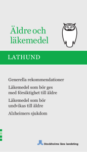 Lathund - Äldre och läkemedel
