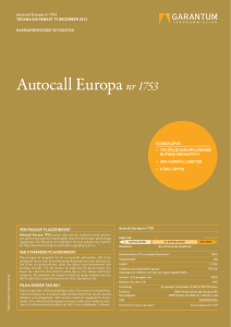 Autocall Europa nr 1753