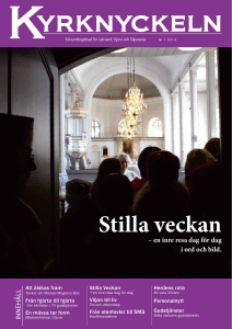 Stilla veckan - Svenska Kyrkan