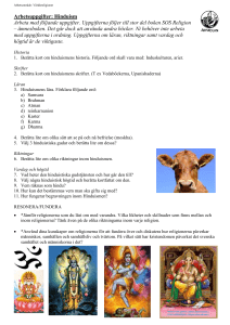 Instuderingsuppgifter Hinduism/Buddhism