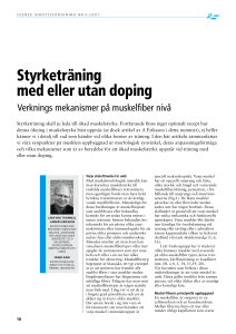 Styrketräning med eller utan doping