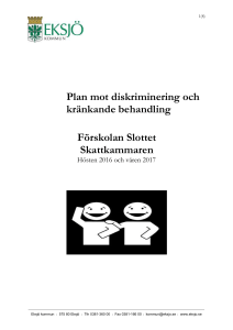 Plan för att förebygga och förhindra kränkande