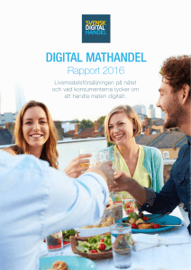 digital mathandel - Svensk Digital Handel