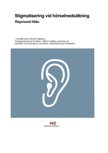Stigmatisering vid hörselnedsättning