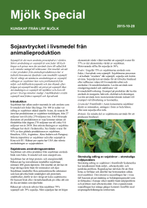 Sojaavtrycket i livsmedel från animalieproduktion (PDF