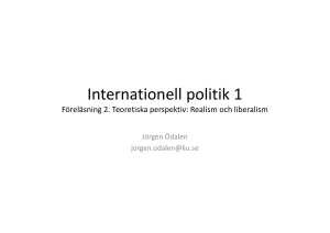 Internationell politik 1