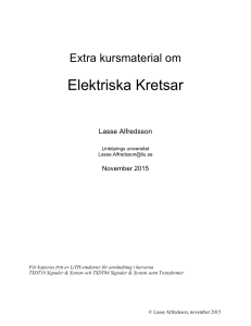 Elektriska Kretsar - Lasses Alfredsson 2015