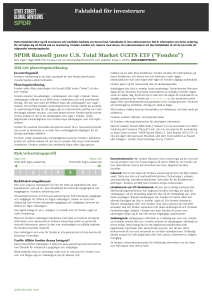 SPDR Russell 3000 US Total Market UCITS ETF