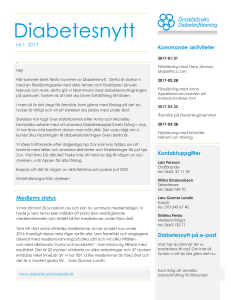Diabetesnytt - Diabetes.se