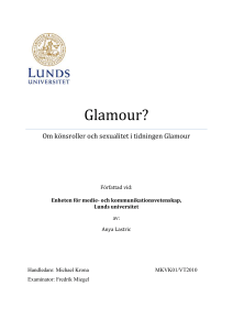 Glamour? - Lund University Publications