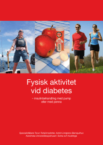 Fysisk aktivitet vid diabetes