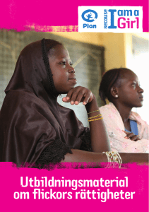 Utbildningsmaterial om flickors rättigheter