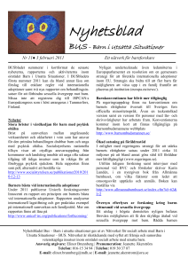 Nyhetsbladet BUS - Nr 11, februari 2011 (pdf 110 kB)