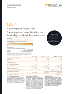 Aktieobligation Sverige nr 3010 Aktieobligation Europa Lock In nr