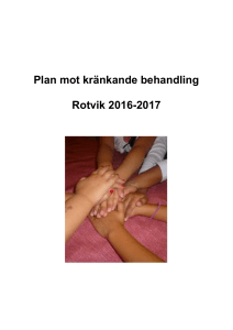 Plan mot kränkande behandling Rotvik 2016-2017