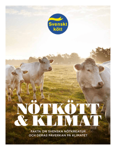 fakta om svenska nötkreatur och deras påverkan på klimatet