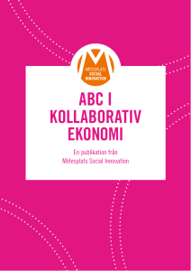 abc i kollaborativ ekonomi - Mötesplats Social innovation