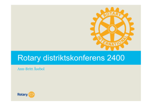 Rotary distriktskonferens 2400ubject