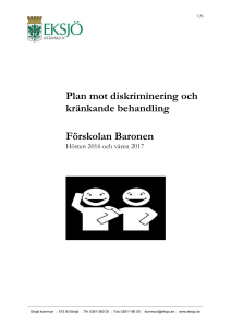 Plan för att förebygga och förhindra kränkande