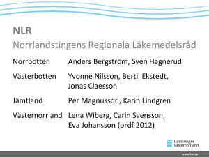 NLR - Norrlandstingens regionförbund