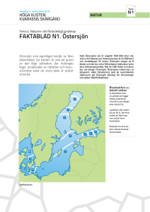 FAKTABLAD N1. Östersjön