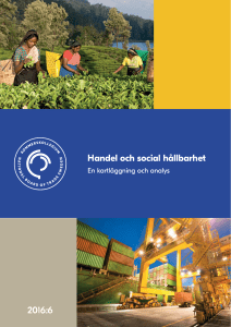 2016:6 Handel och social hållbarhet