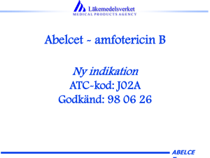 Abelcet - amfotericin B