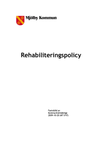 Rehabiliteringspolicy