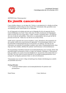 motion_en_jamlik_cancervård_131126_ok
