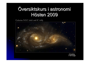 Översiktskurs i astronomi Hösten 2009