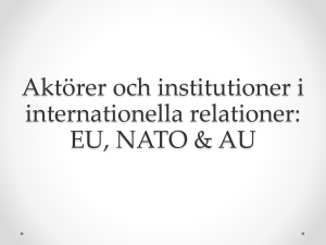 EU, NATO, AU