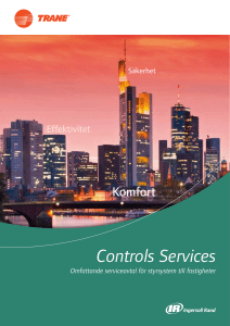 Controls Services - Omfattande serviceavtal for styrsystem till