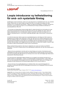 Loopia introducerar ny helhetslösning för små
