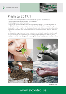 www.alcontrol.se Prislista 2017:1