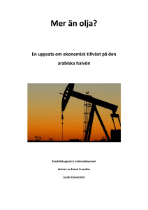 Mer än olja? - Lund University Publications