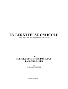 Minnesskrift om SwedCOLD