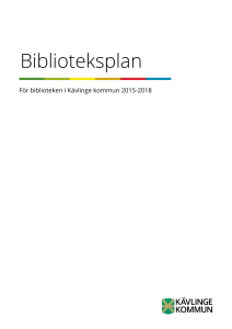 Biblioteksplan 2015-2018
