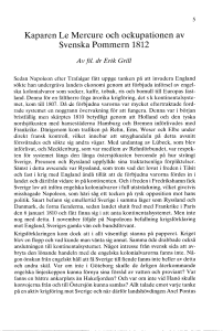 Kaparen Le Mercure och ockupationen av Svenska Pommern 1812