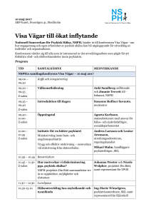 Program Visa Vägar 2017-05-10