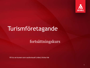 Turismföretagande