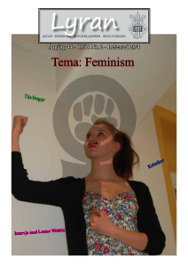 Tema: Feminism - Adolf Fredriks musikklasser