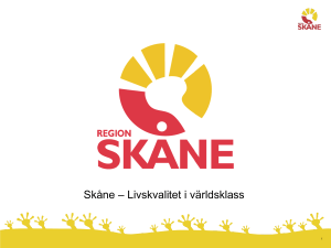Region Skåne - Region Norrbotten