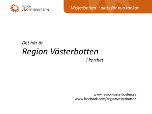 LäNet Västerbotten Data - Region Västerbottens intranät